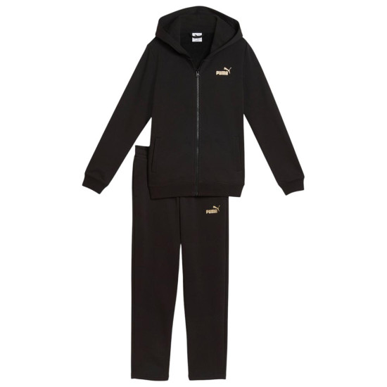 Puma Παιδικές φόρμες σετ Metallic Hooded Sweat Suit